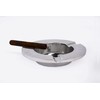 Aluminum Ashtray Premium Polished - Round For Smoking Cigars -