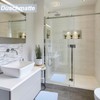 48 x 48 cm Shower Mat, Non-Slip Mat with Suction