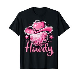 Western Cowgirl Rodeo Disco Retro Bachelorette Party T-Shirt