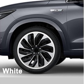 KOMUNJ 8m/Roll Car Alloy Wheel Protector Strips, Universal Vehicle Car Wheel Hub Rim Trim Guard, Fashionable Car Rim Tire Scratch Resistance Tape, for Wheel Scratch Prevention, White, One size