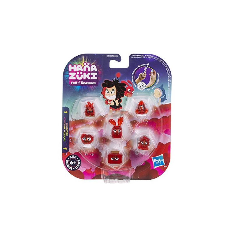 HANAZUKI Treasure Feisty Fury Toy Figure (6 Pack)