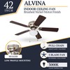 Prominence Home Alvina, 42 Inch Traditional Flush Mount Indoor LED