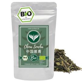 Azafran Organic China Sencha Green Tea Loose Cut, Original Chinese Green Tea, China Green Tea 250g