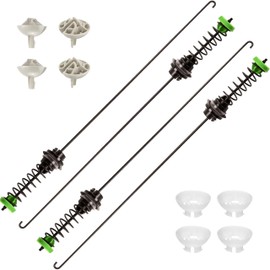 W11130362 Suspension Rod Kit Replacement For Maytag 7MMVWC565FW0 7MMVWC565FW1 7MMVWX655EW0 MVWC555DW0 MVWC555DW1 MVWC565FW0 MVWC565FW1 MVWC565FW2 MVWX655DW0 MVWX655DW2 Washing Machine