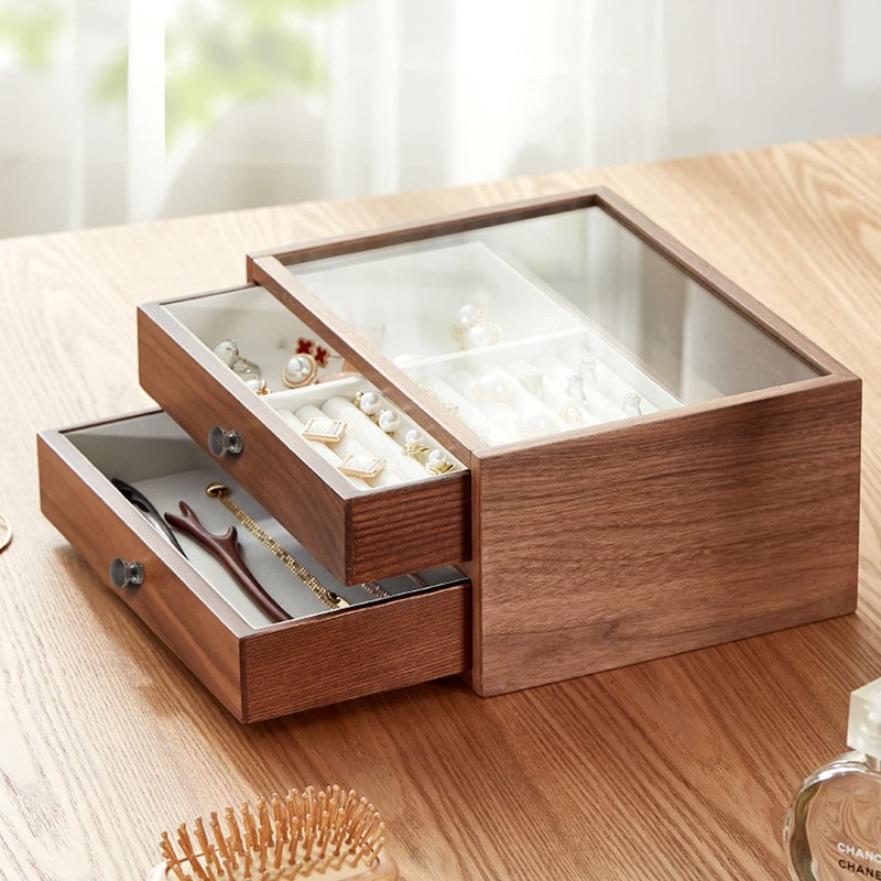 Uenhoy 12 Pcs Mini Cabinet Knobs 1/2 Inch Dia Bronze