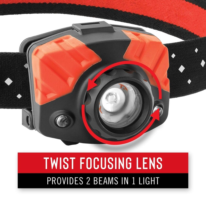 Coast FL75R Rechargeable 530 Lumen Dual Color Focusing LED Headlamp,