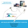 WEMOOTANTS Bifocal Reading Glasses Women's Large Clear Bifocals Readers Glass