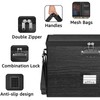 ROSONG Fireproof Document Box File Organizer - Portable Locking Filing