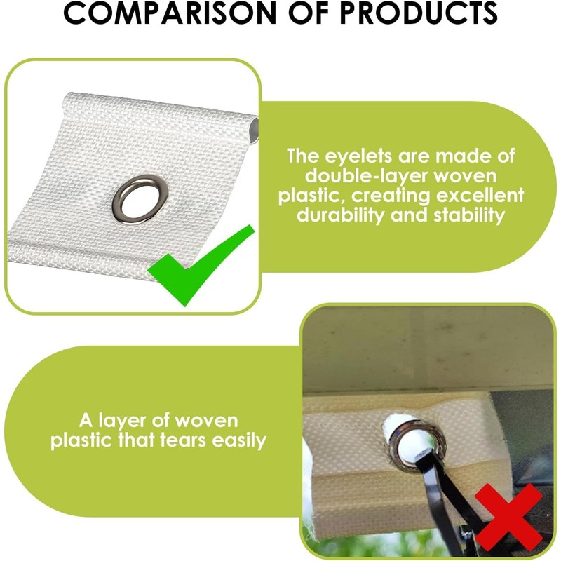 Gebrazy 8 x Piping Hook for Piping Rail, Piping Tape,