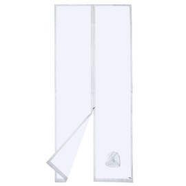 HOOMEE VP Door Seal for Mobile Air Conditioners with Attached Exhaust Hose Extension for Increased Cooling Performance, Reduced Energy Consumption, with Zip for Attaching to Doors, 90 x 210 cm