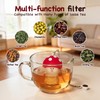 Mushroom Tea Infuser Loose Leaf Tea Strainer Cute Kitchen Accessories