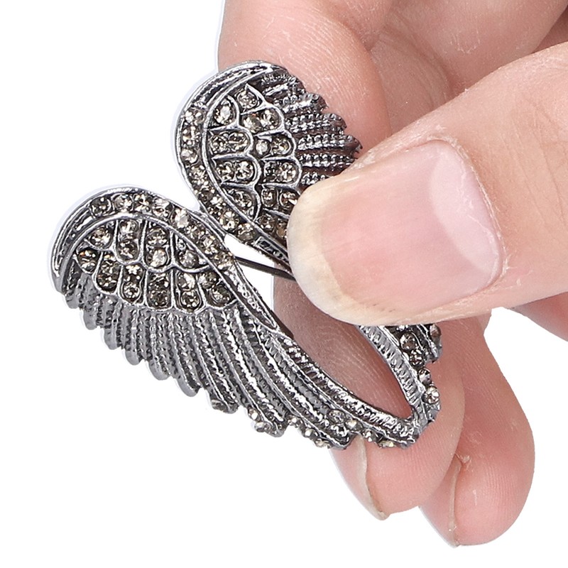 4Pcs Brooch Pin Diamond Angel Wing Pattern Cute Fashion Lapel