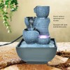 Unique Shape Desktop Fountain Home Tabletop Decoration Resin Landscape Ornament