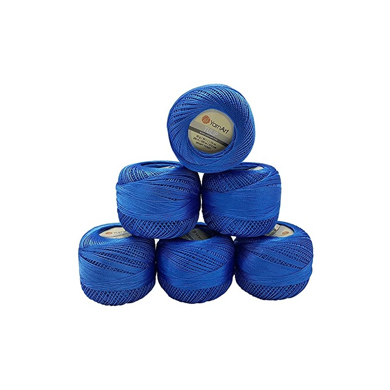 YarnArt Tulip 6 x 50 g Pack, Silk Yarn, Microfibre