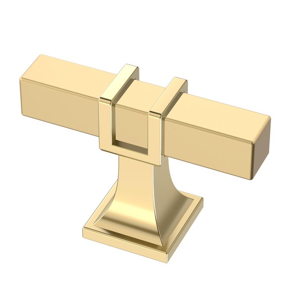 Alzassbg 6 Pack Gold Cabinet Knobs, 2 Inch(51mm) Diameter Cabinet