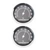 LT Easiyl 2pcs 58mm Car Thermometer Mini Round Car Thermometer