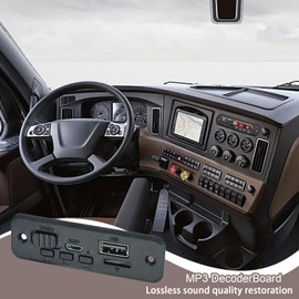 Car Amplifier Board,Amps for Subwoofers | Speaker Radio Module Marine Voice Function for Men Women Motorcycle Outdoor Travel