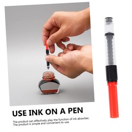 Operitacx 2 Sätze À 20 Stück Schreibunterlage für Füllfederhalter Tinte mit Nadel Tintenwerkzeug nachfüllen Stifte Füller Tintenaufnahme für Füllfederhalter Tintenkonverter gewidmet Absorber