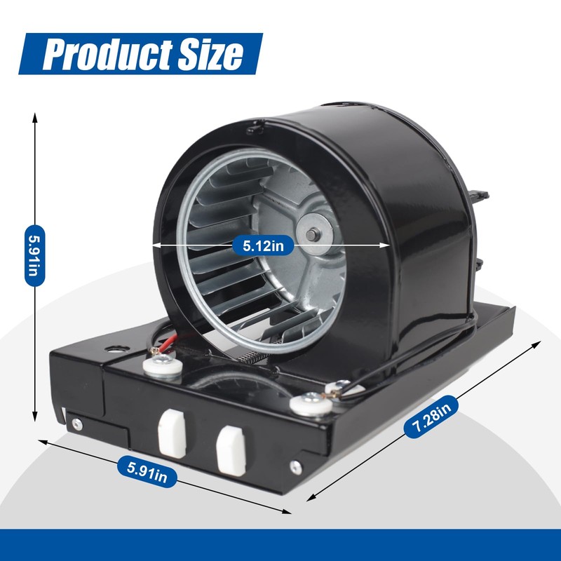 S97017063 Motor Blower Heater Assembly, Bathroom Exhaust Fan for Broan
