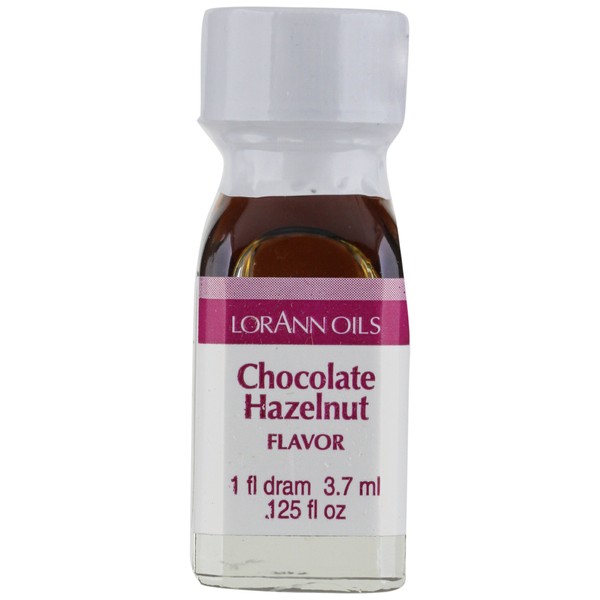 LorAnn Creamy Hazelnut SS Flavor, 1 dram bottle (.0125 fl oz - 3.7ml - 1 teaspoon) - 12 Pack