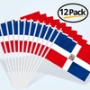 Anley Dominican Mini Flag 12 Pack - Hand Held Small
