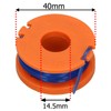 SPARES2GO 2.5m Line Spool & Cover for McGregor MCT1825 MCT2X1825