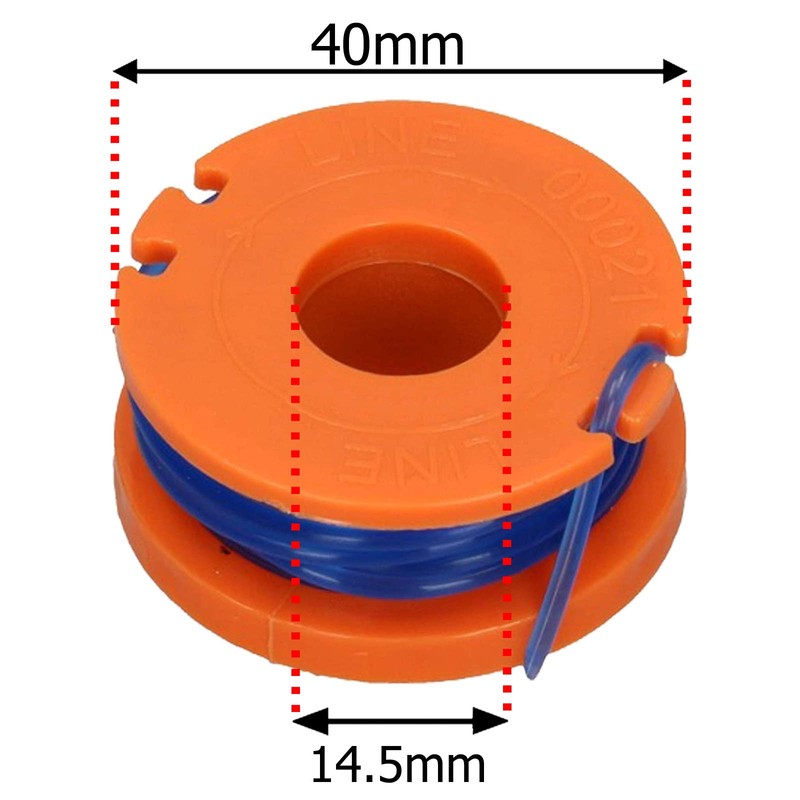 SPARES2GO 2.5m Line Spool & Cover for McGregor MCT1825 MCT2X1825