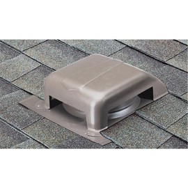 AIR VENT RVG400G0 WD Galvanized Roof Vent, Gray