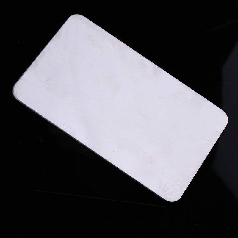 Mixing Palette Small Stainless Steel Makeup Palette Rec Shape Mixing