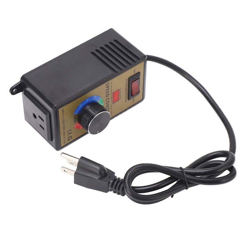 Speed Regulator Motor Fan Controller Stepless Speed Control Switch 15A