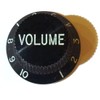 Black guitar control knobs 0-10 scale 2x tone + 1x