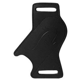 Knife Sheath,Belt Buckle Knife Sheath,Leather Knife Sheaths for Belt,Pocket Knife Folding Belt Knife Holster,Open Top Knife Belt Leather Sheath for 6.14 inch Folding Knife. Gift for Men. (Black)