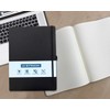 A4 Notebook Hardback Ruled Notepad Notes Lined Journal Diary with