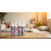 Car Tissue Cylinder with Floral Design - Round tissues Holder,