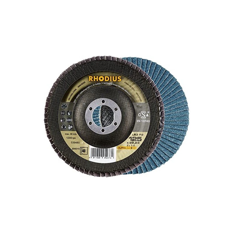 Flap Disc LSZ F2 125 x 22.23 Pack of 10