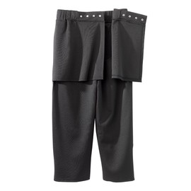 Silvert's Adaptive Clothing & Footwear Women's Open Back Active Capri Pant - Black LGE