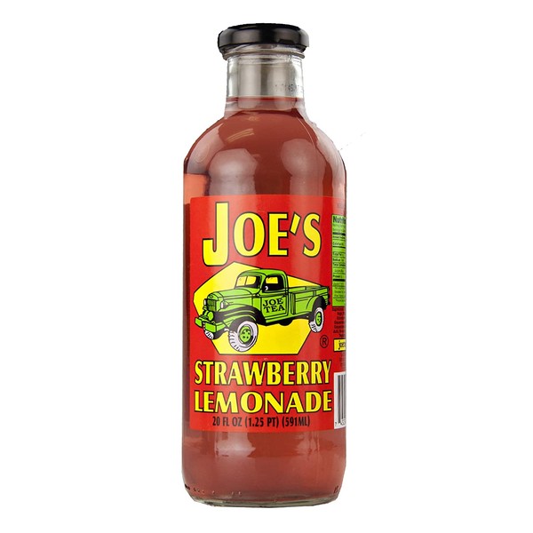 Joe Tea Strawberry Lemonade 20 oz. Bottle (12 Bottles)