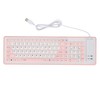 Foldable Silicone Keyboard 103 Keys USB Wired Silicon Foldable Waterproof