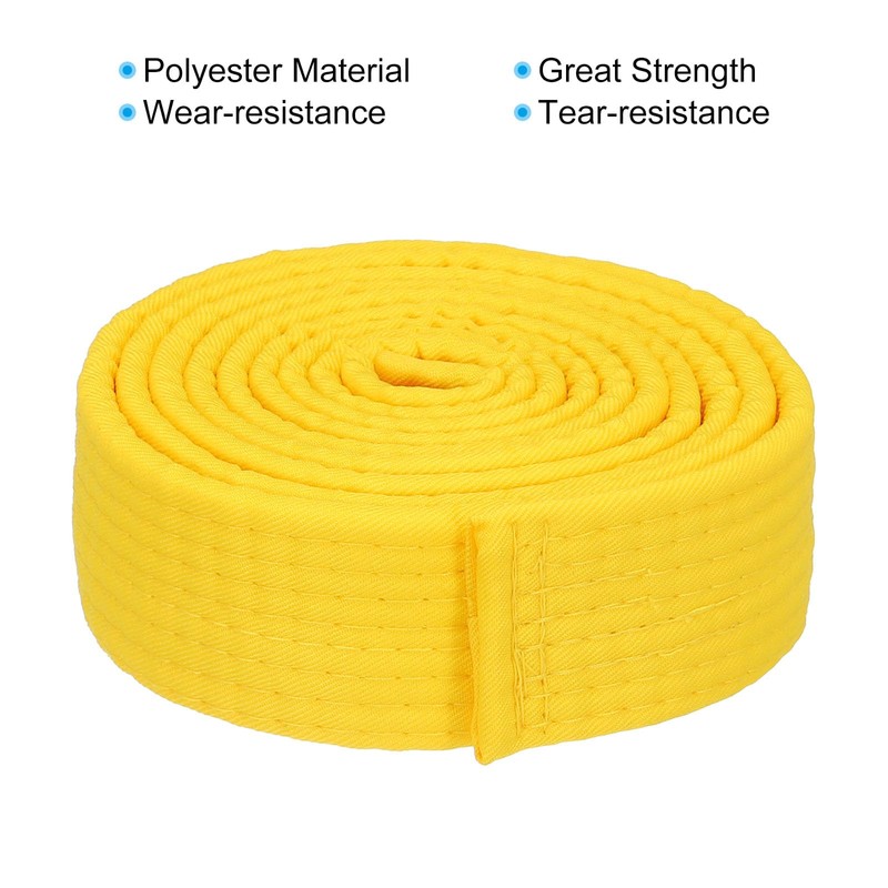 PATIKIL Taekwondo Colored Ranking Belt 1.5" x6.5Ft 2.0m, Polyester Martial