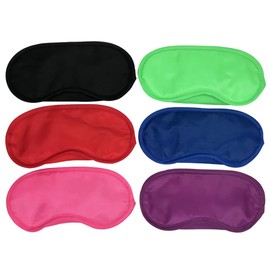 20 Pcs Lightweight Blindfold Sleep Masks Soft Eye Covers Blackout Sleeping Eye Masks Comfortable Eye Blindfolds Adjustable Eyecovers with Nose Pad Colorful