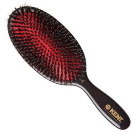 GB KENT British Royal Purveyor Pig Hair Bristle & Nylon Pin Cushion Hairbrush Large Size NEW Classic Shine CSML