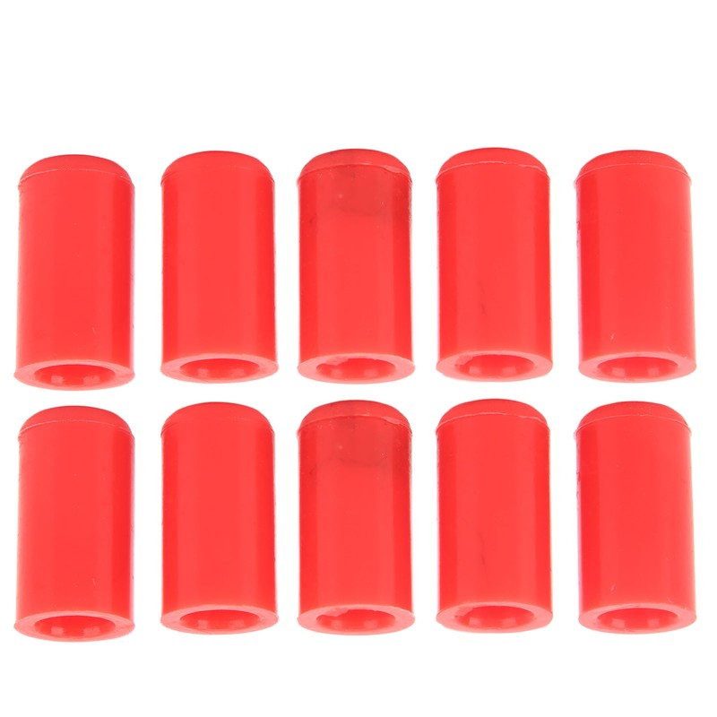 10 Pcs 10mm Automotive Vacuum Hose Cap Silicone Waterproof Ozone