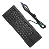 Industrial Keyboard Touchpad Wired Connection X Scissor Foot Plug and