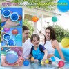 LaifuTu Pack of 12 Reusable Water Bombs with 1 Mesh