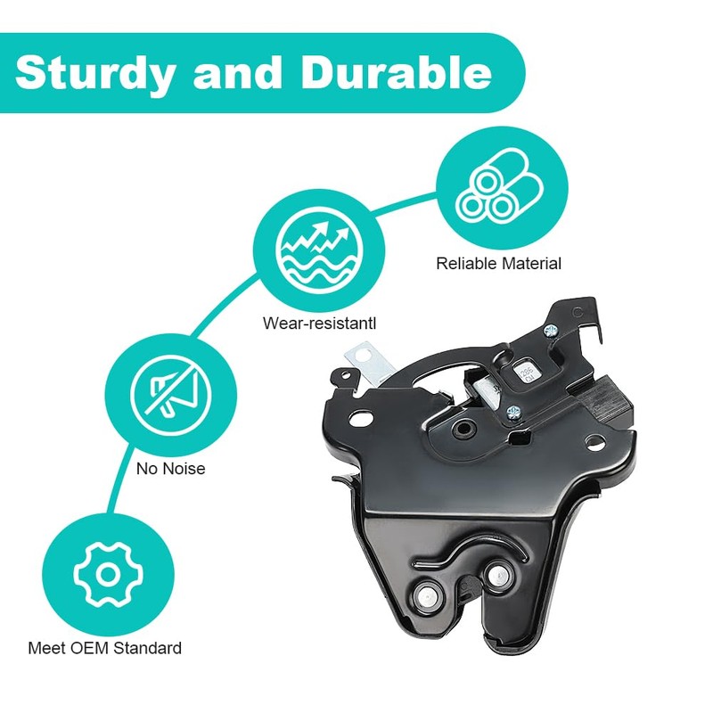 QCESEV Trunk Latch Rear Deck Lid Lock Actuator Compatible with