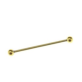 OTOTEC Kragenstange Stilvolle Männer Krawatte Hemd Pin Krawatte 5,5 cm Kragen Bar Clip Verschluss Gold Style I