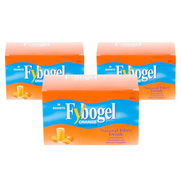 Fybogel Sachets Orange, 30 Pack | x3 Pack