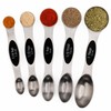 Magnetic Measuring Spoons Set of 5 Stainless Steel Dual Sided