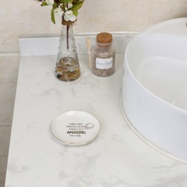 YZMICSTAR Inspirational Gifts for Women Ring Dish - You are Amazing So This is Reminder Ceramic Jewelry Dish Tray Encouragement Birthday Gifts for Sister Daughter Niece