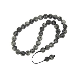 Jeannieparnell 429 - Loose Prayer Worry Beads 8mm Brindle Stone Gemstone Beads Handmade